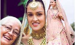 Nafisa Ali’s daughter Pia in Sabyasachi bridal outfit