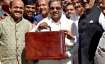 Karnataka CM Siddaramaiah arrives at Vidhana Soudha to