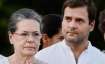 File photo of Sonia Gandhi with son Rahul.