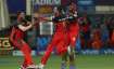 Harshal Patel celebrates hat-trick against Mumbai