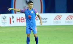 Indian football team skipper Sunil Chhetri