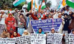 A file photo of refugees from West Pakistan for