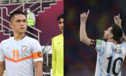 Sunil Chhetri and Lionel Messi