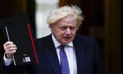British Prime Minister Boris Johnson leaves 10 Downing