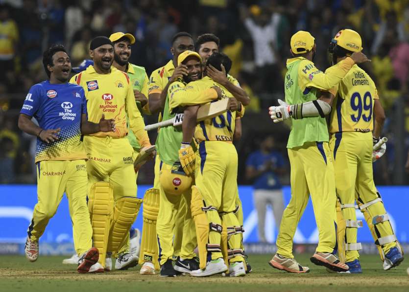 Chennai Super Kings finished off in style as Kedhar Jadhav struck the winning runs in the final over and gave the MS Dhoni led CSK a win on their return after two long years. The win comes in revenge over their arch-rivals Mumbai Indians who had no answer to Bravo's match-winning innings.