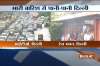 Heavy rains in Delhi triggered jams across the city. 